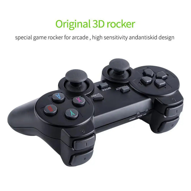 Video Game Console 2.4G Double Wireless Controller Game Stick 4K 10000 Games 64 32GB Retro Games for PS1/GBA Boy Christmas Gift